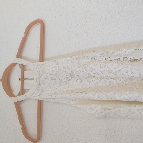 Lilly Pultizer Quinn Lace Halter Swing Dress White XS preppy boho coastal beach - Picture 5 of 11